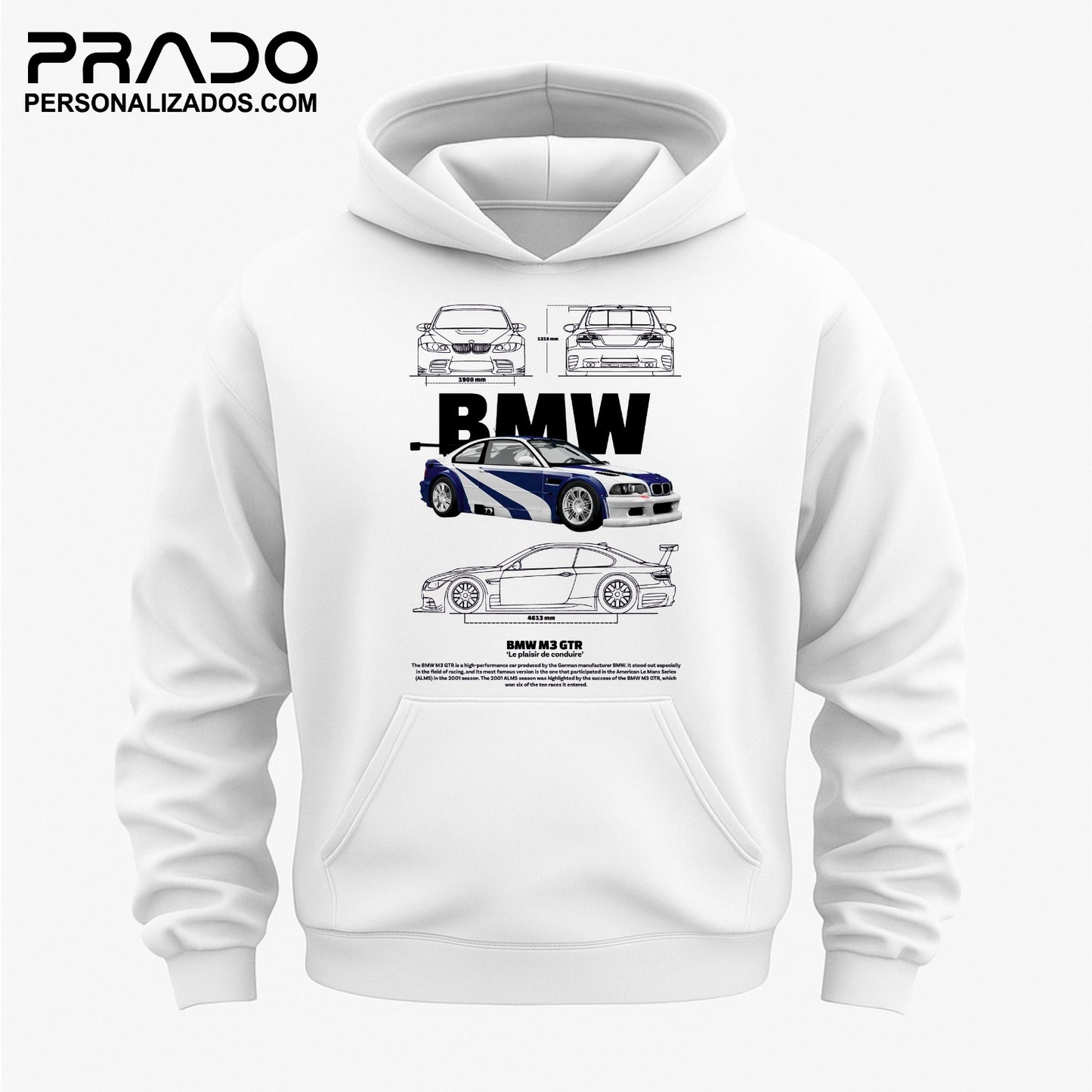 Hoodie BMW E46 GTR