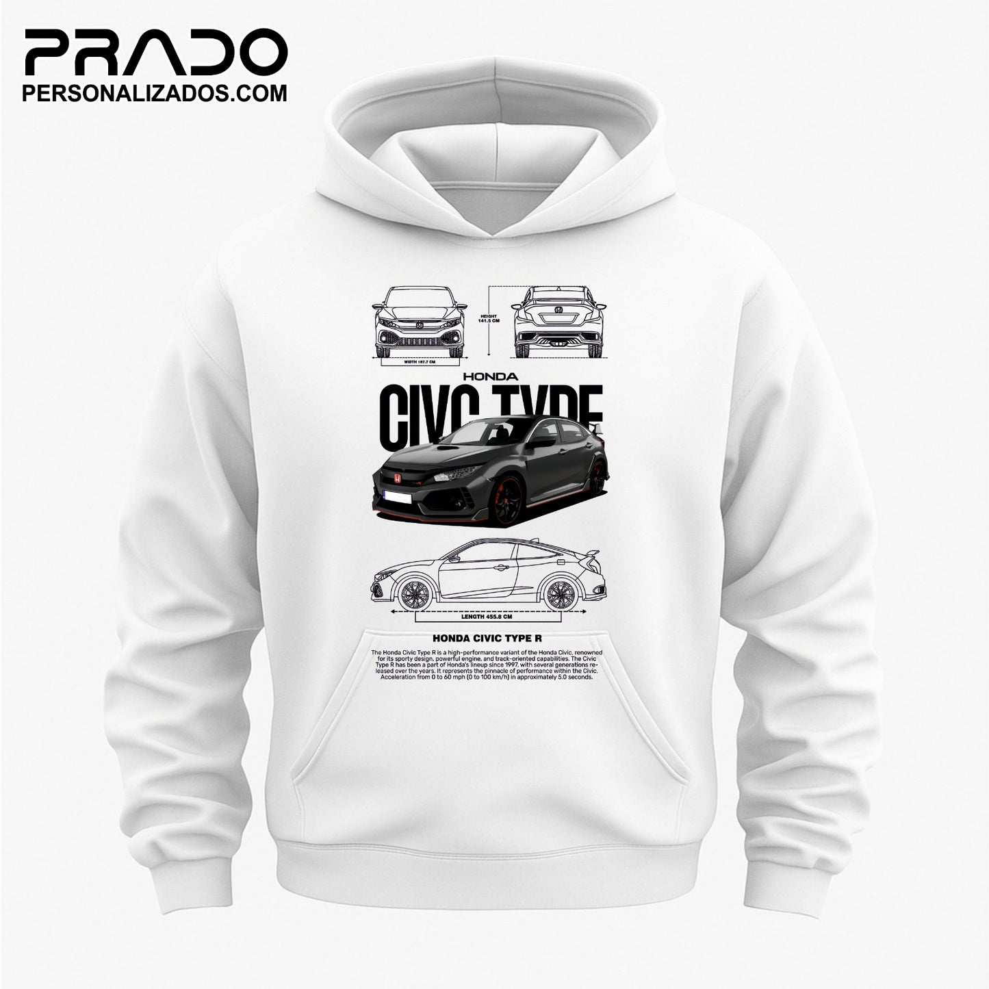 Hoodie Honda TypeR