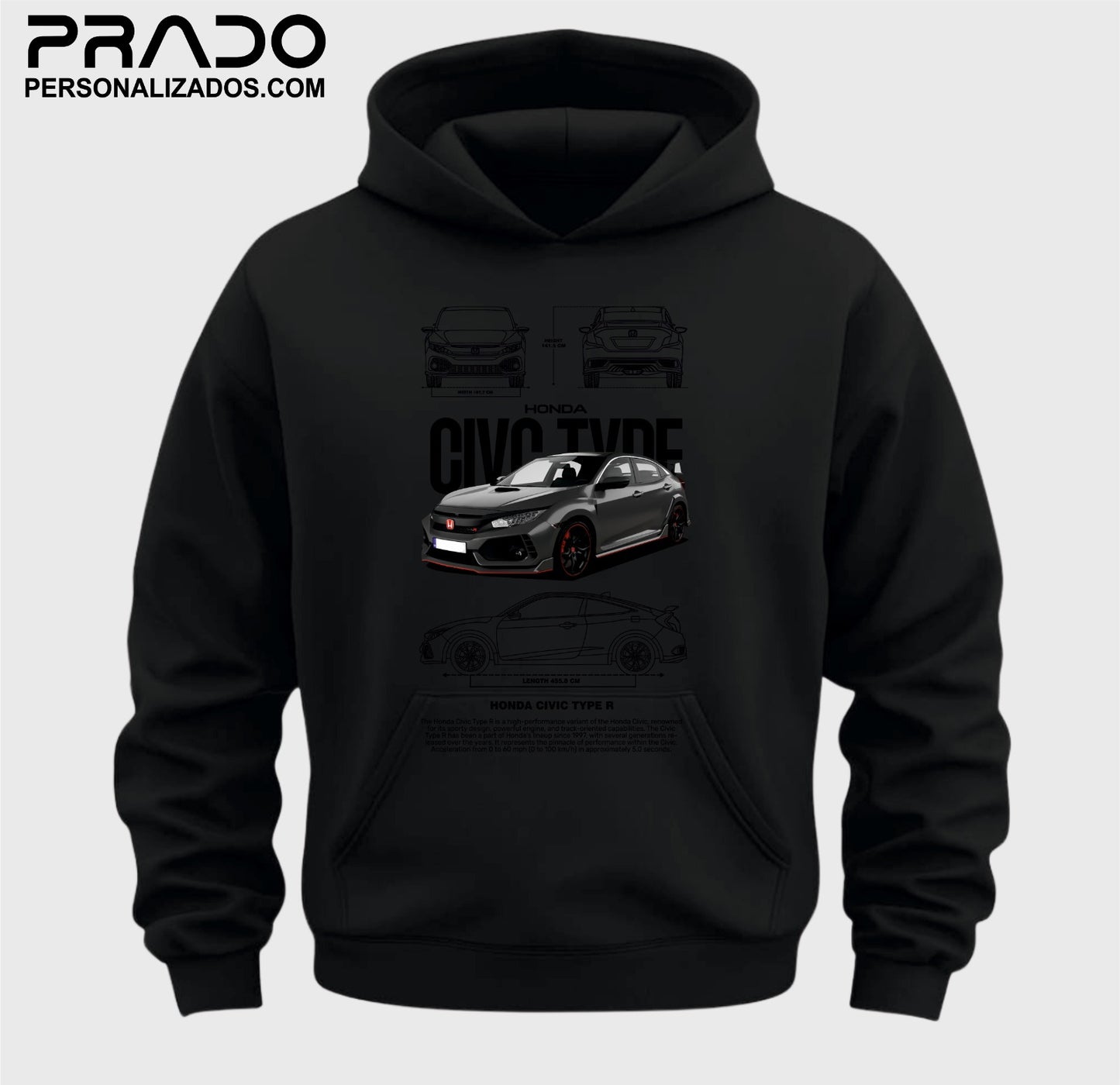 Hoodie Honda TypeR